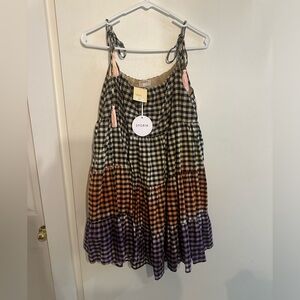 Multi color mini dress